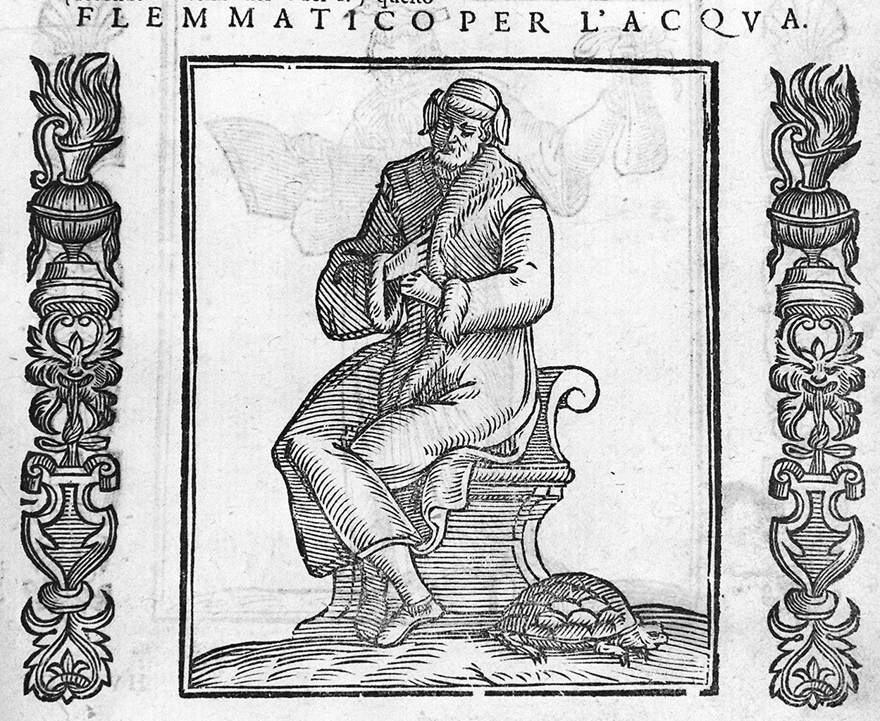 Flemmatico per l'acqua (stampa, elemento d'insieme) - ambito veneto (sec. XVII, sec. XVII, sec. XVII)