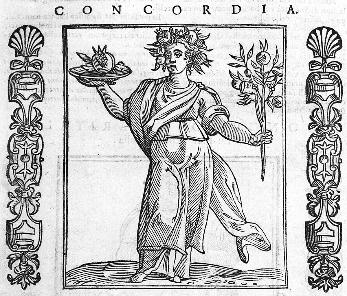 Concordia (stampa, elemento d'insieme) - ambito veneto (sec. XVII, sec. XVII, sec. XVII)