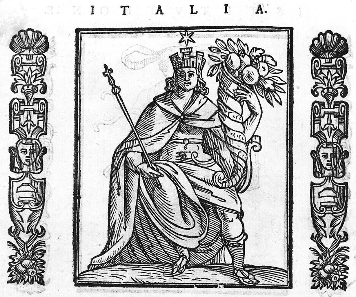 Italia (stampa, elemento d'insieme) - ambito veneto (sec. XVII, sec. XVII, sec. XVII)