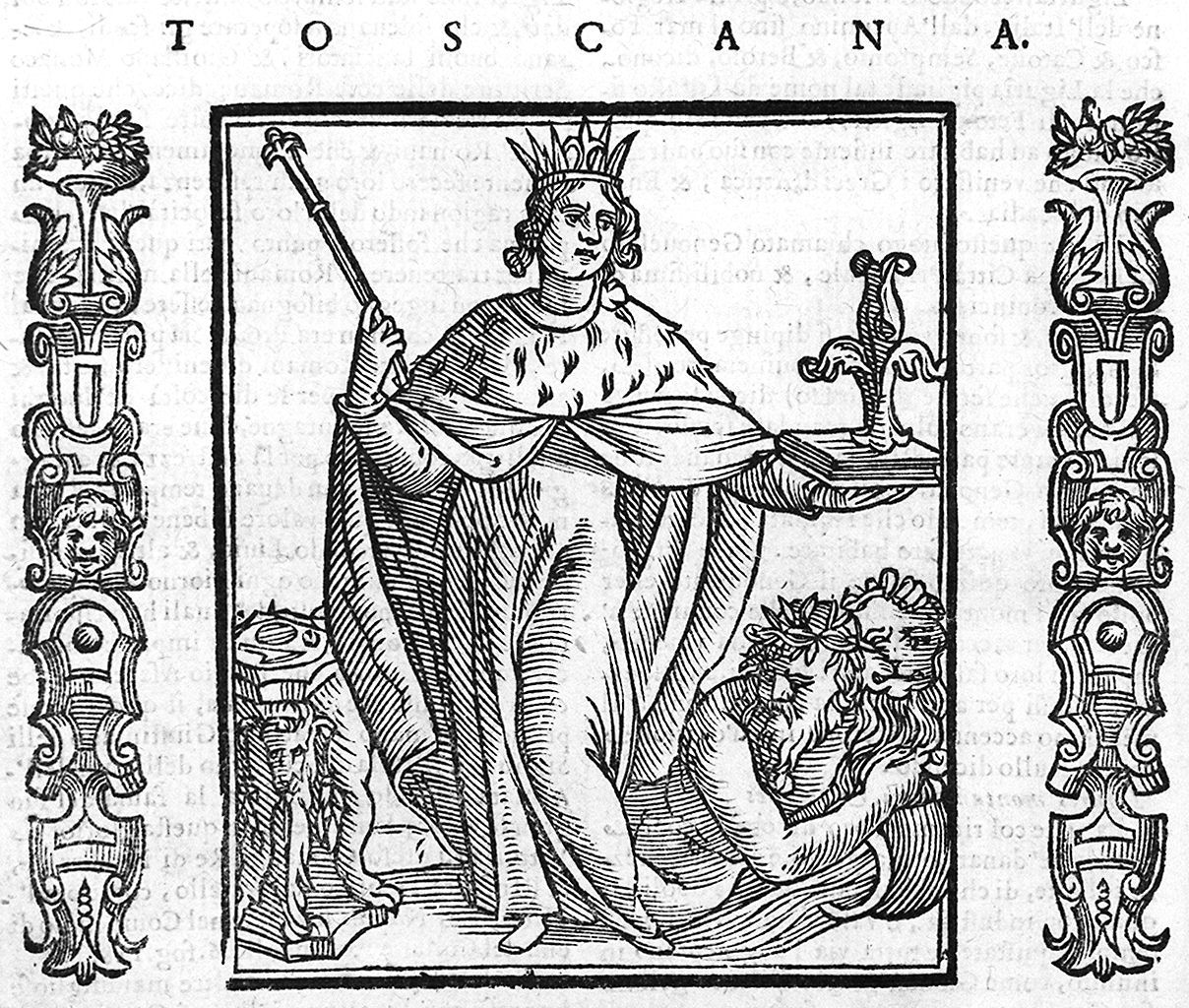 Toscana (stampa, elemento d'insieme) - ambito veneto (sec. XVII, sec. XVII, sec. XVII)