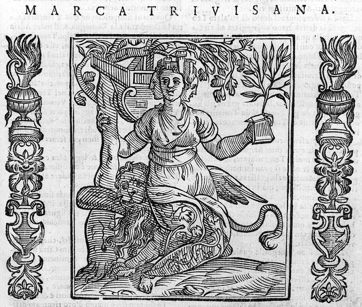 Marca Trevisana (stampa, elemento d'insieme) - ambito veneto (sec. XVII, sec. XVII, sec. XVII)