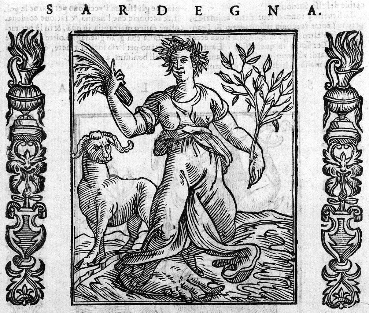 Sardegna (stampa, elemento d'insieme) - ambito veneto (sec. XVII, sec. XVII, sec. XVII)