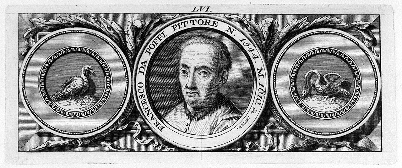 ritratto di Francesco Morandini detto il Poppi (stampa, elemento d'insieme) di Lasinio Carlo (sec. XVIII)