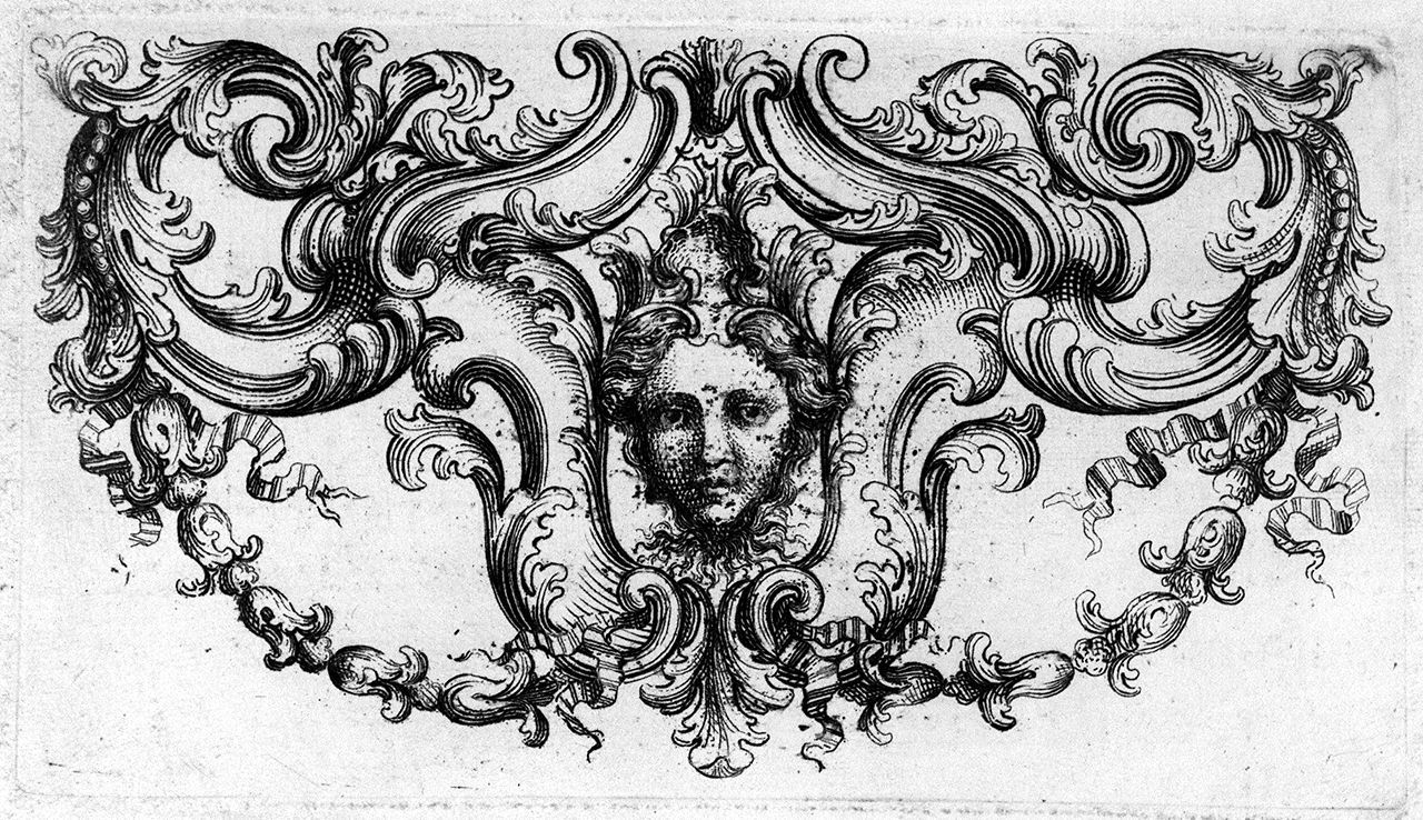 motivo decorativo a grottesche (stampa, elemento d'insieme) di Lasinio Carlo (sec. XVIII)