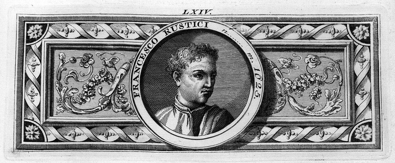 ritratto di Francesco Rustici (stampa, elemento d'insieme) di Lasinio Carlo (sec. XVIII)