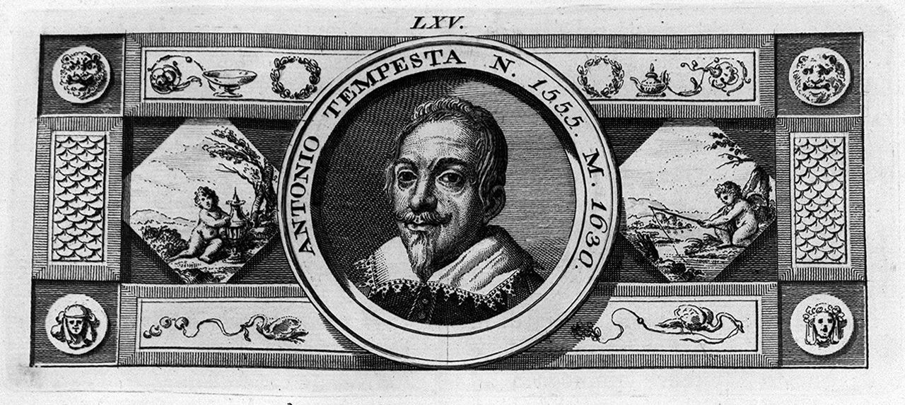 ritratto di Antonio Tempesta (stampa, elemento d'insieme) di Lasinio Carlo (sec. XVIII)
