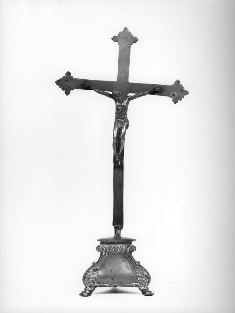 Cristo crocifisso (croce d'altare, opera isolata) - bottega senese (sec. XVII)