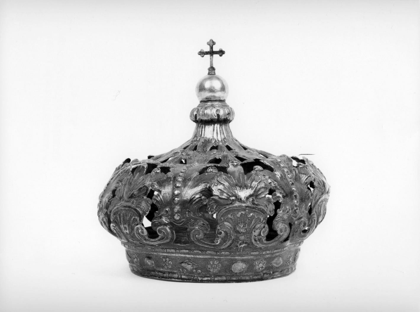 corona di immagine sacra, opera isolata - bottega senese (sec. XVII)
