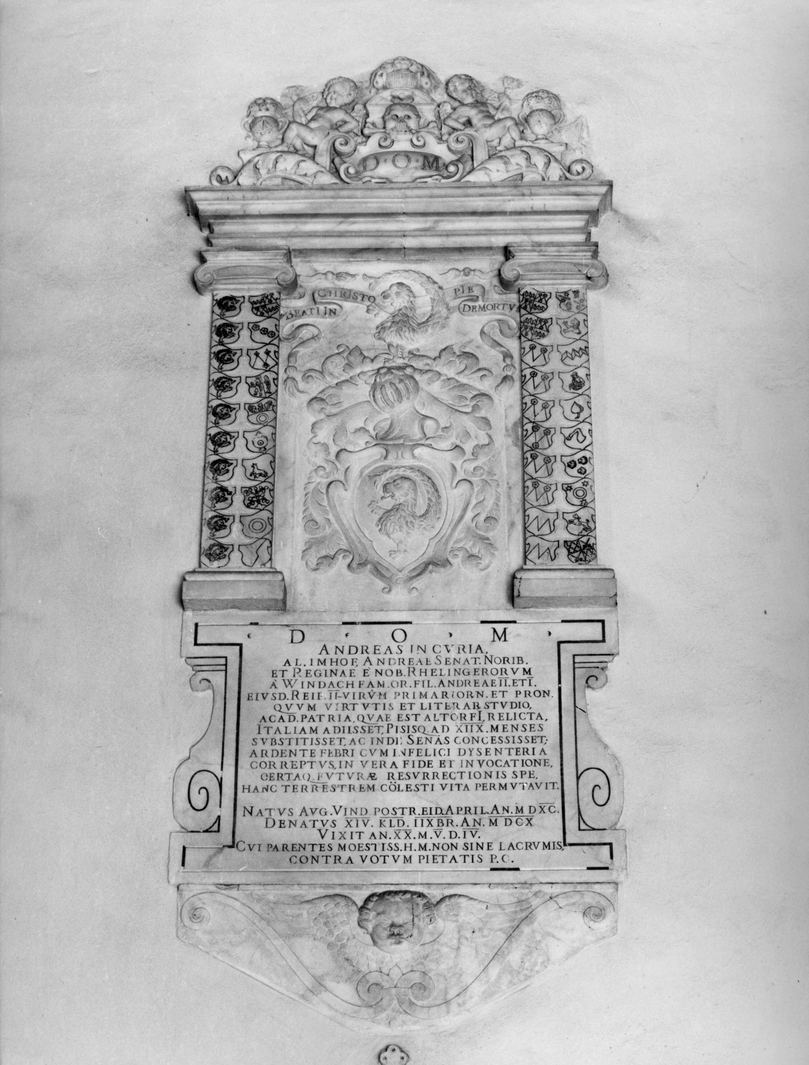 stemma gentilizio di Imhoff Andrea (monumento funebre) - bottega senese (sec. XVII)