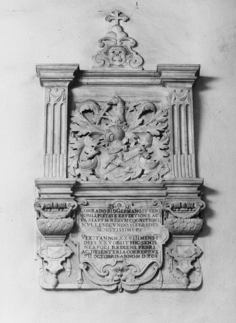 stemma gentilizio di Conrad Rudt (monumento funebre) - bottega senese (sec. XVI)