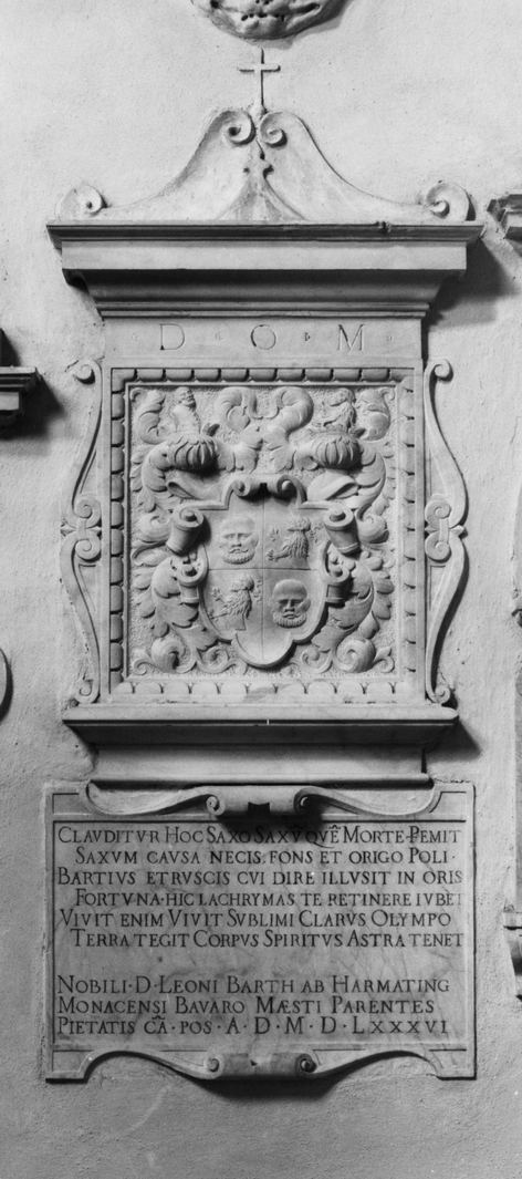 stemma gentilizio di Leo Barth von Harmating (monumento funebre) - bottega senese (sec. XVI)