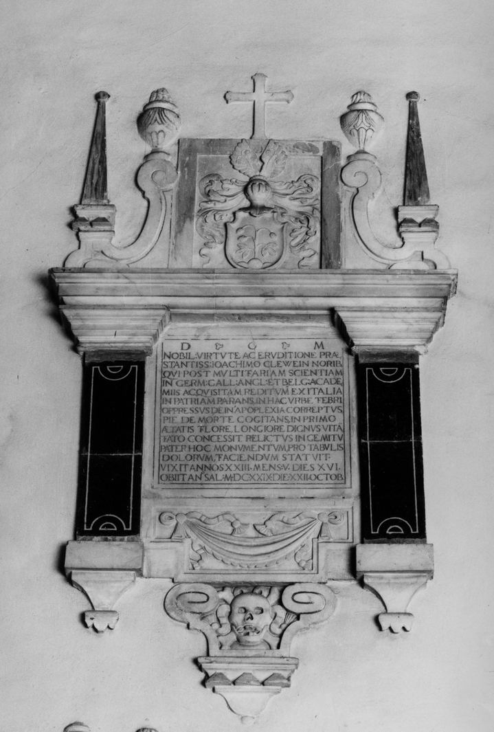 stemma gentilizio di Joachim Clewein (monumento funebre) - bottega senese (sec. XVII)