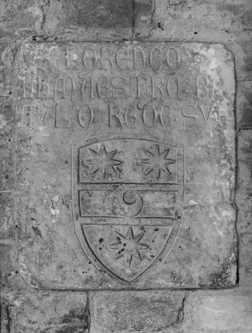 stemma gentilizio della famiglia Bartali (lapide tombale) - bottega senese (seconda metà sec. XIV)