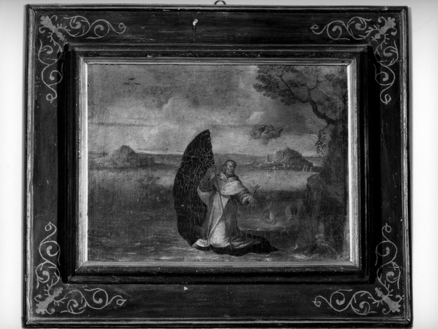miracolo di San Vincenzo Ferrer (dipinto, elemento d'insieme) - ambito senese (prima metà sec. XVII)