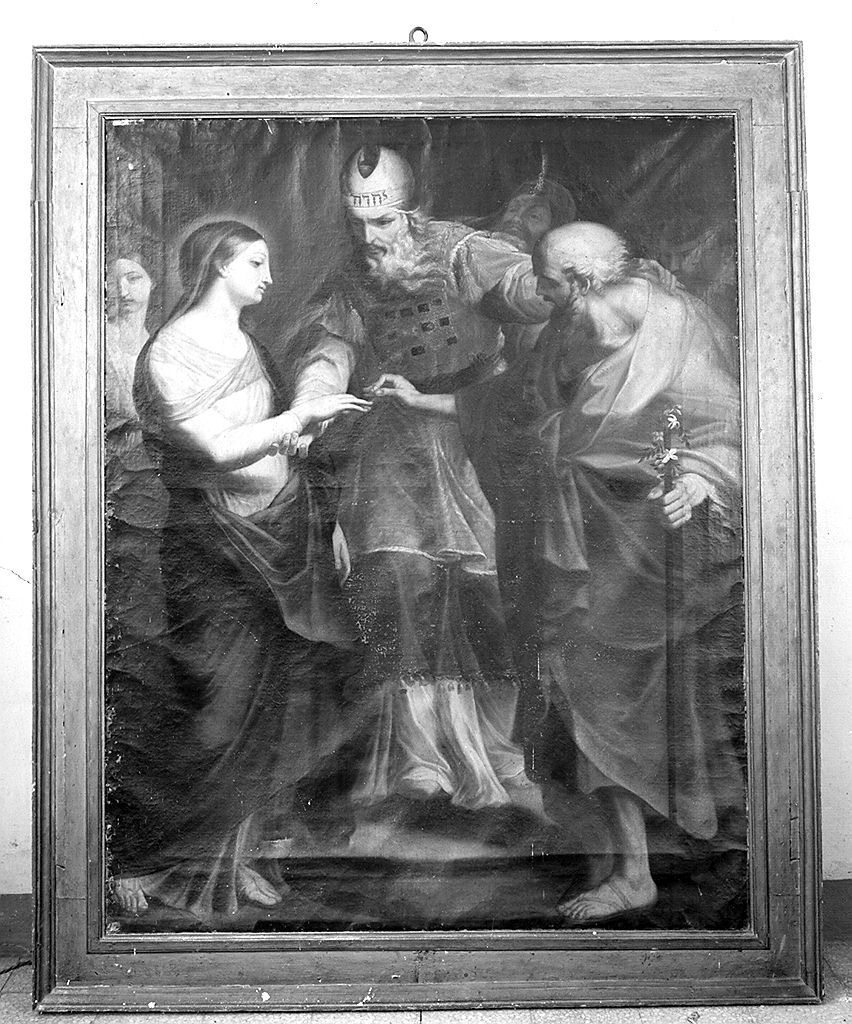 Sposalizio di Maria Vergine (dipinto) - ambito romano (secc. XVII/ XVIII)