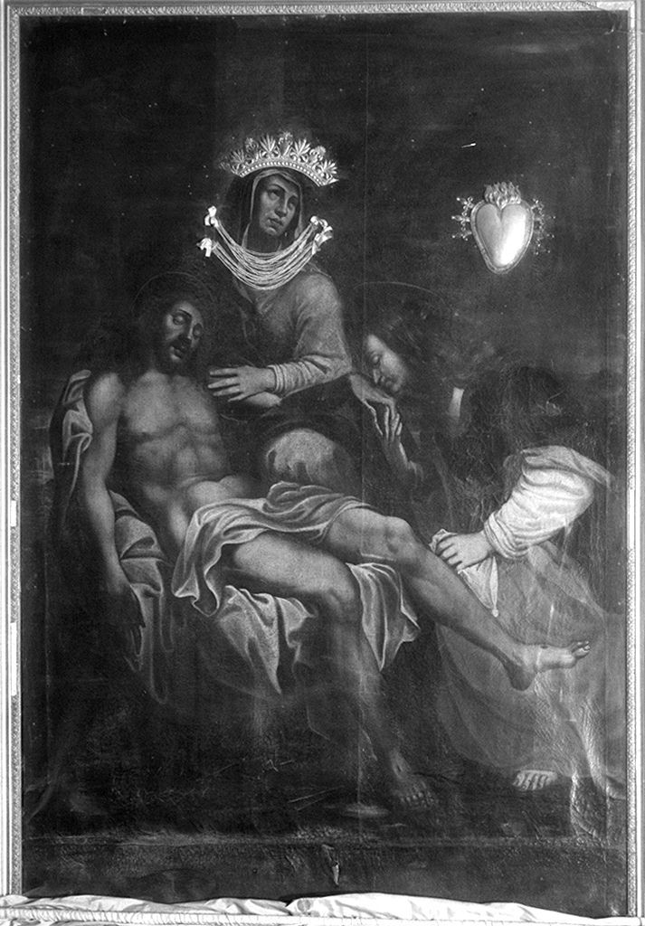 pietà (dipinto) di Salimbeni Simondio (primo quarto sec. XVII)