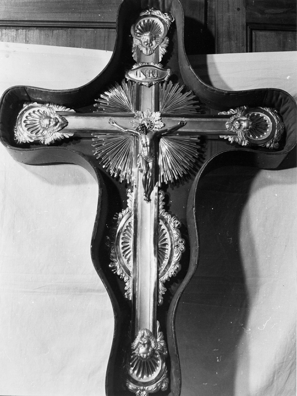 croce processionale - bottega italiana (sec. XIX)