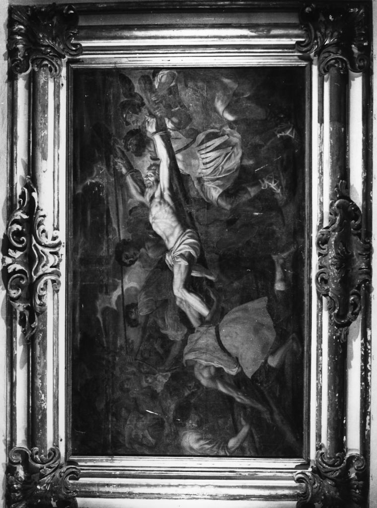 Martirio di S. Andrea (dipinto) di Arrighi Giuseppe (attribuito) (sec. XVII)