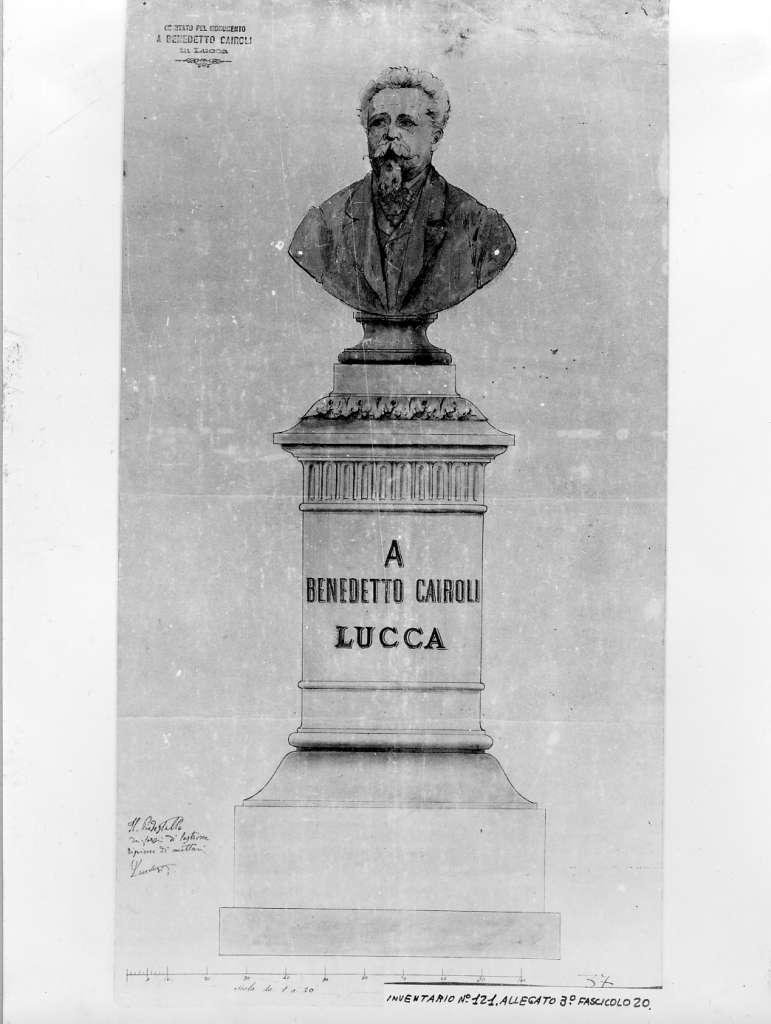 monumento (stampa) di Lucchesi Urbano (sec. XIX)