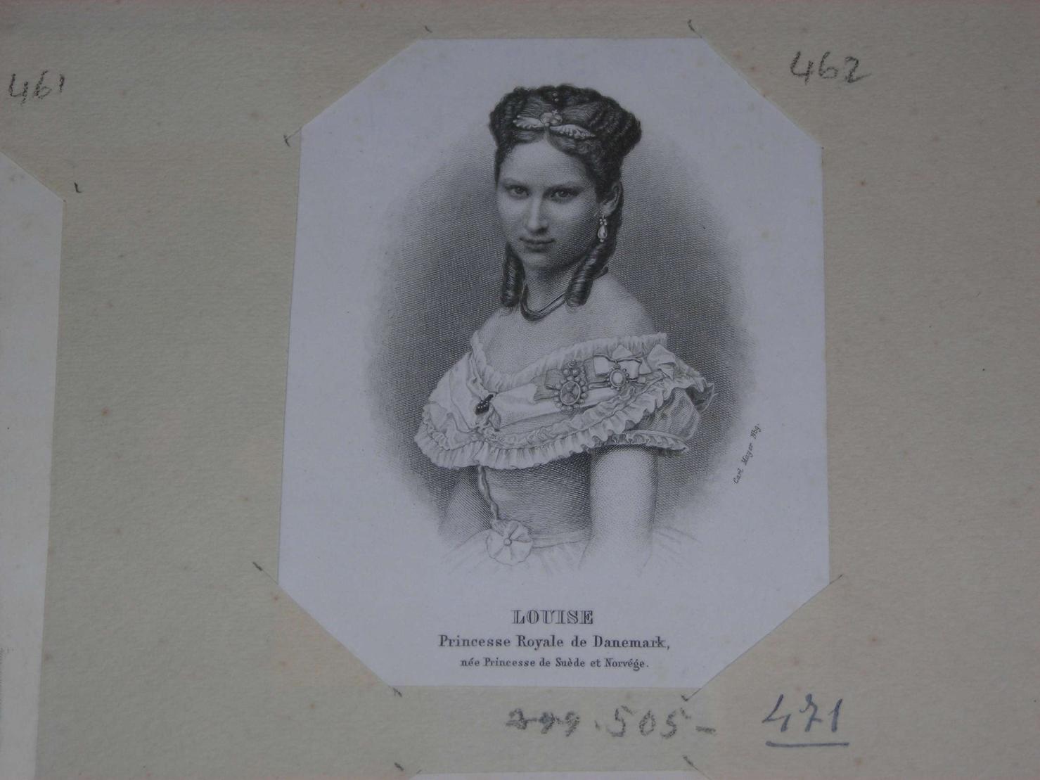 ritratto di donna (stampa) di Mayer Carl (sec. XIX)