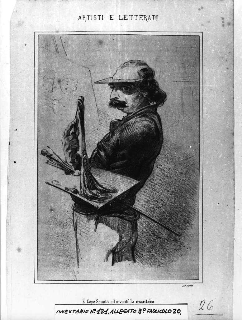 ritratto d'uomo (stampa) di Camillo, Rolla (sec. XIX)