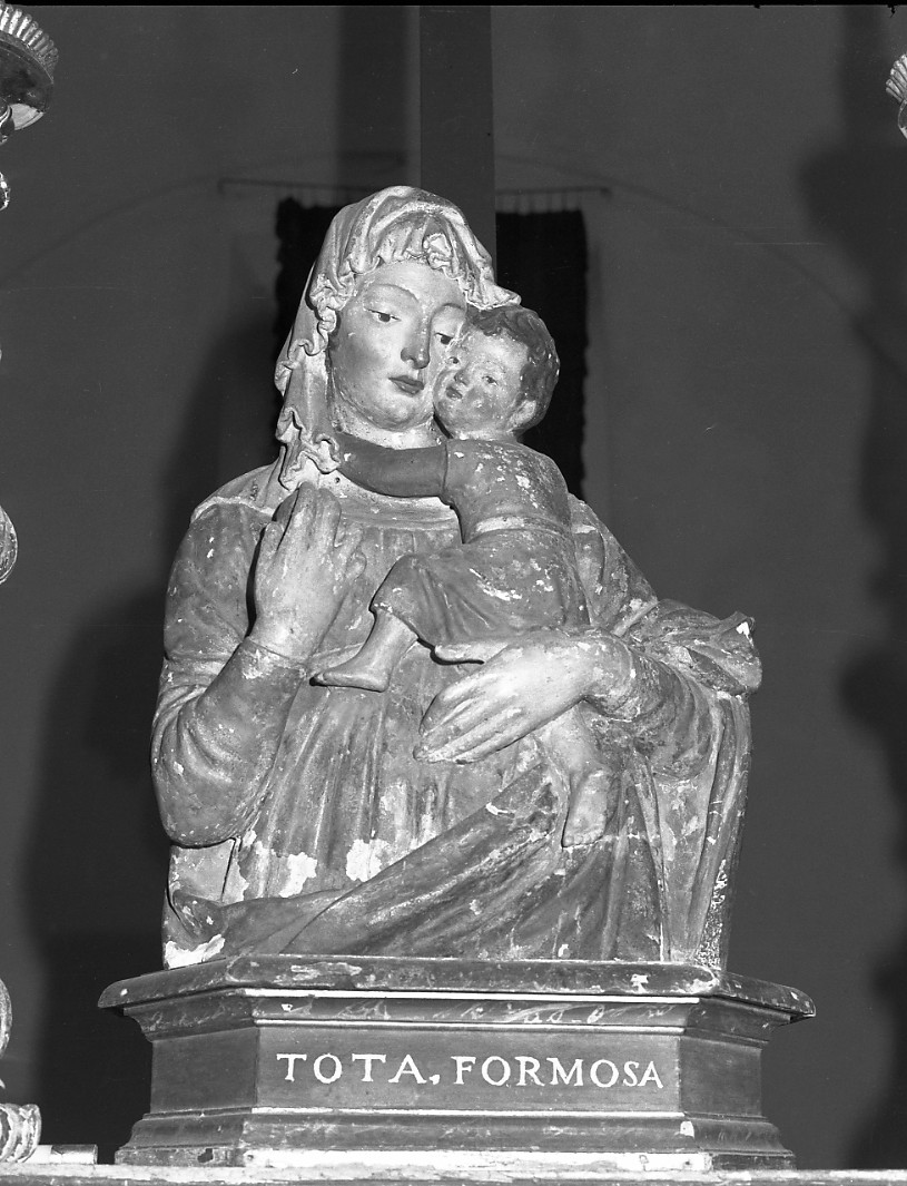 Madonna con Bambino (scultura) - bottega toscana (prima metà sec. XV)