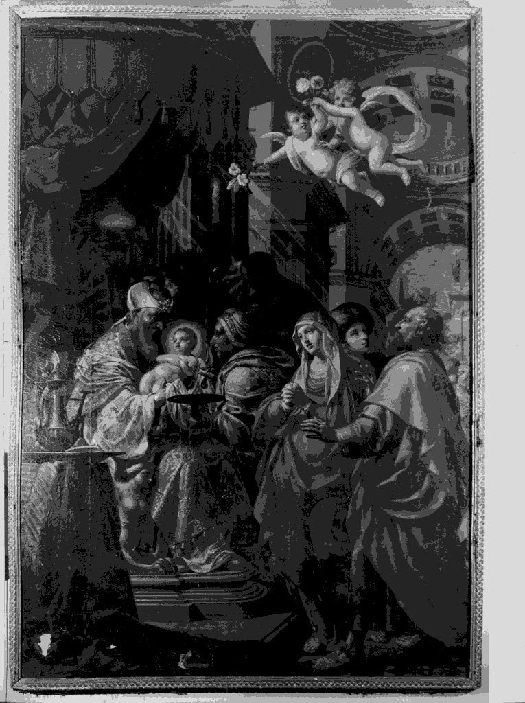 Presentazione di Gesù al tempio, presentazione di Gesù al tempio (dipinto) di Scaglia Girolamo (sec. XVII)