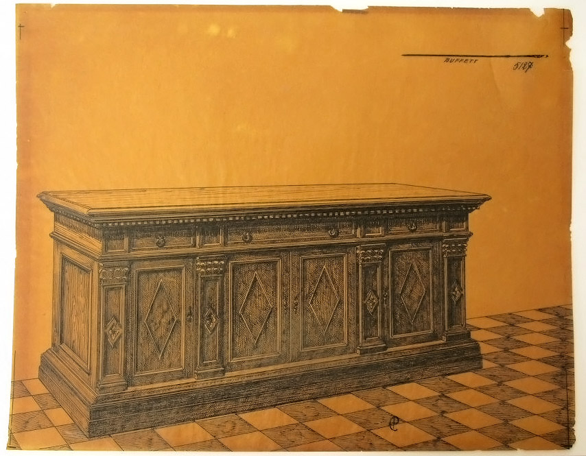 Buffet, Buffet (disegno, serie) - ambito pisano (secondo quarto sec. XX)