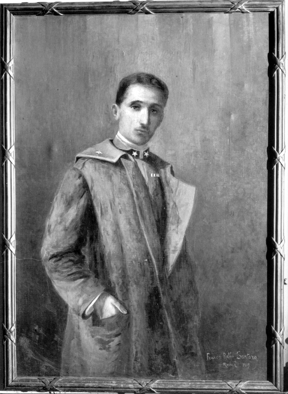 ritratto d'uomo (dipinto, opera isolata) di Santoro Francesco Raffaele (sec. XX)