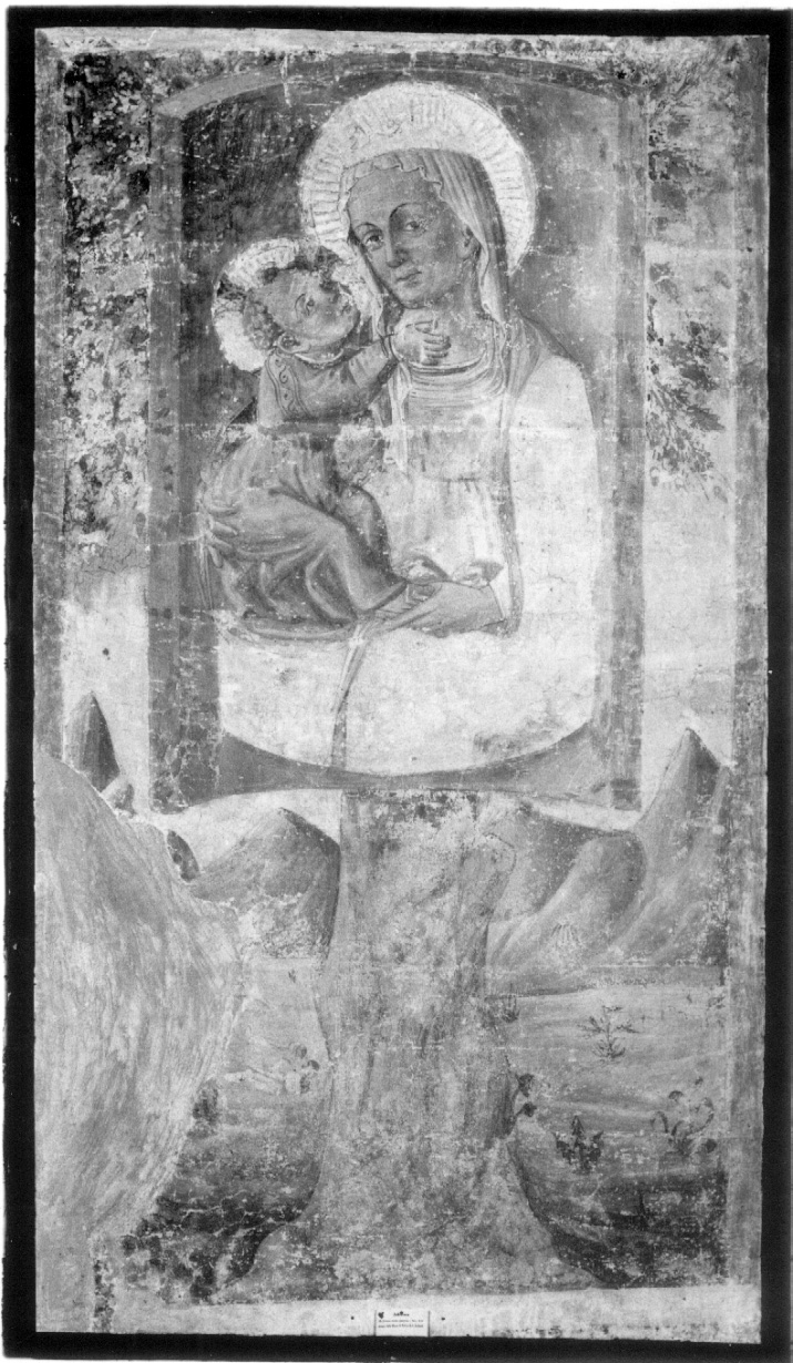 Madonna della Quercia (dipinto, opera isolata) - ambito umbro-laziale (seconda metà sec. XV)