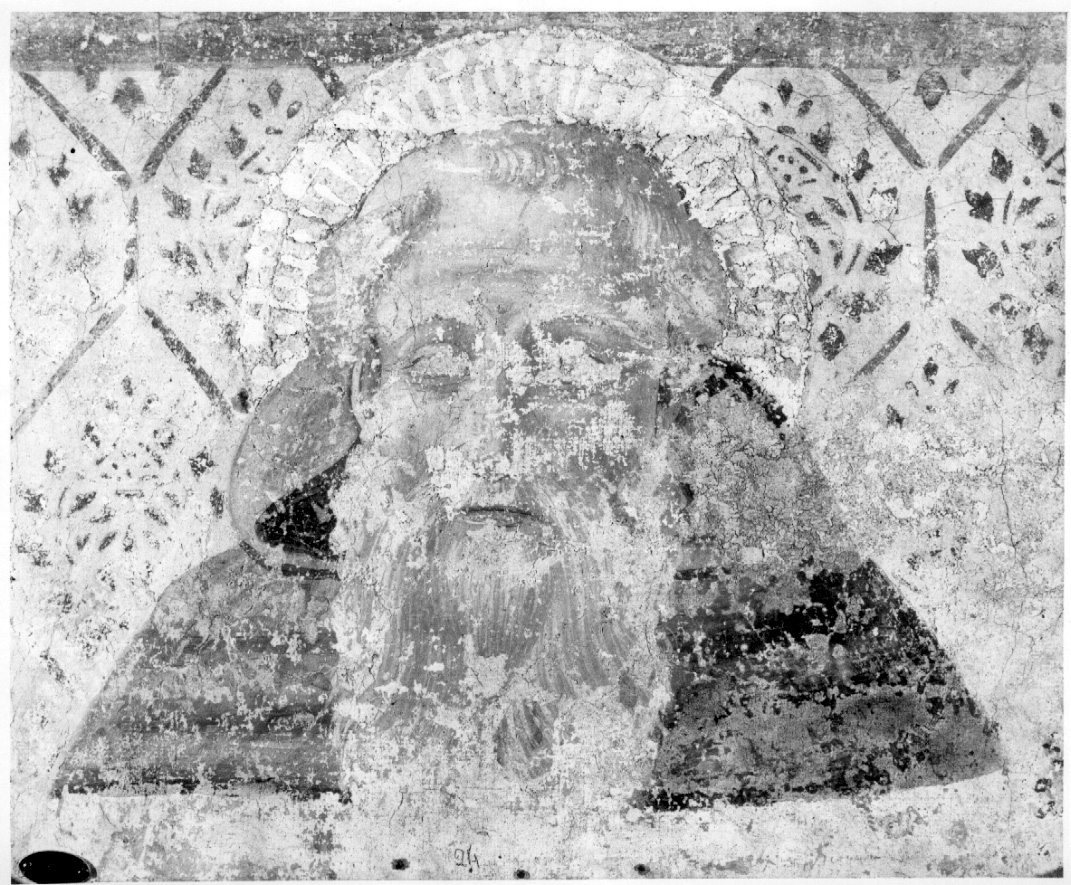 volto di Sant'Antonio Abate (dipinto, opera isolata) - ambito umbro (seconda metà sec. XV)