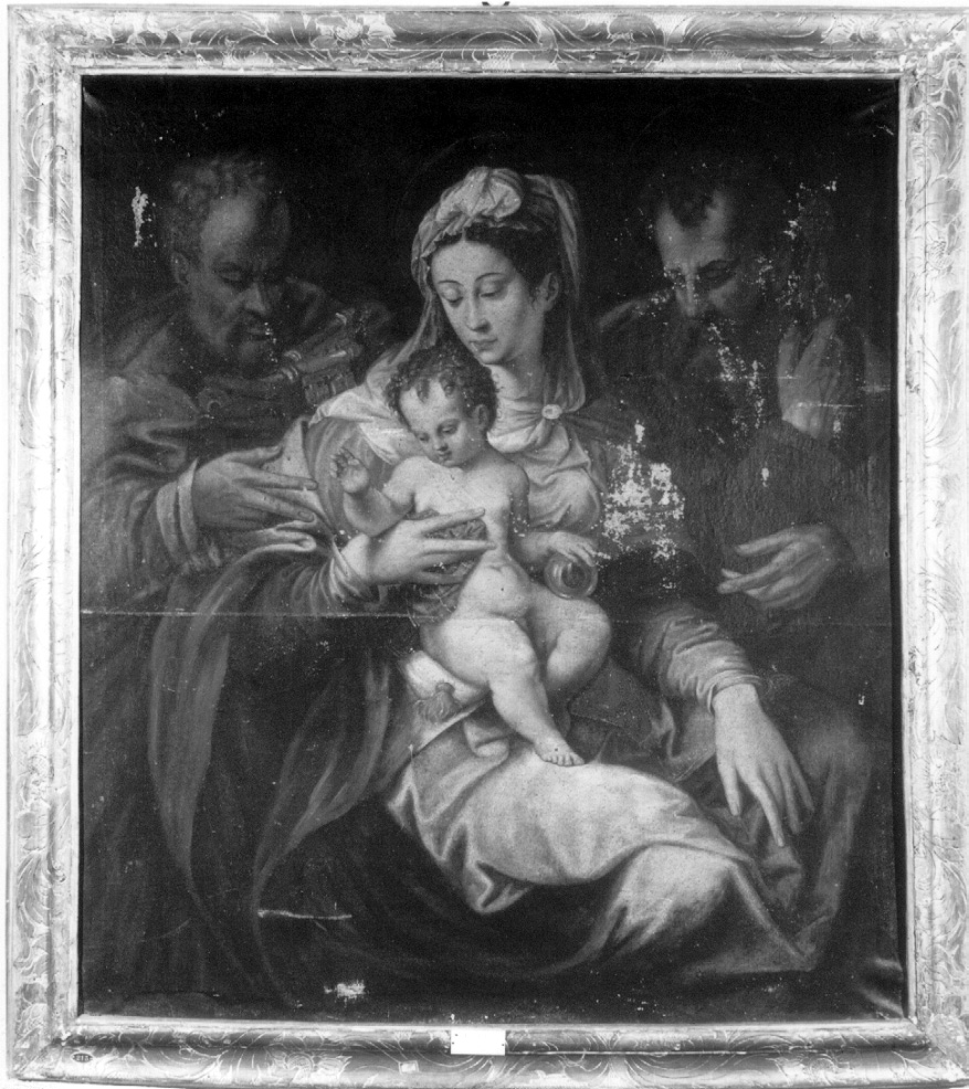 Madonna con Bambino e Santi (dipinto, opera isolata) - ambito Italia settentrionale (seconda metà sec. XVI)