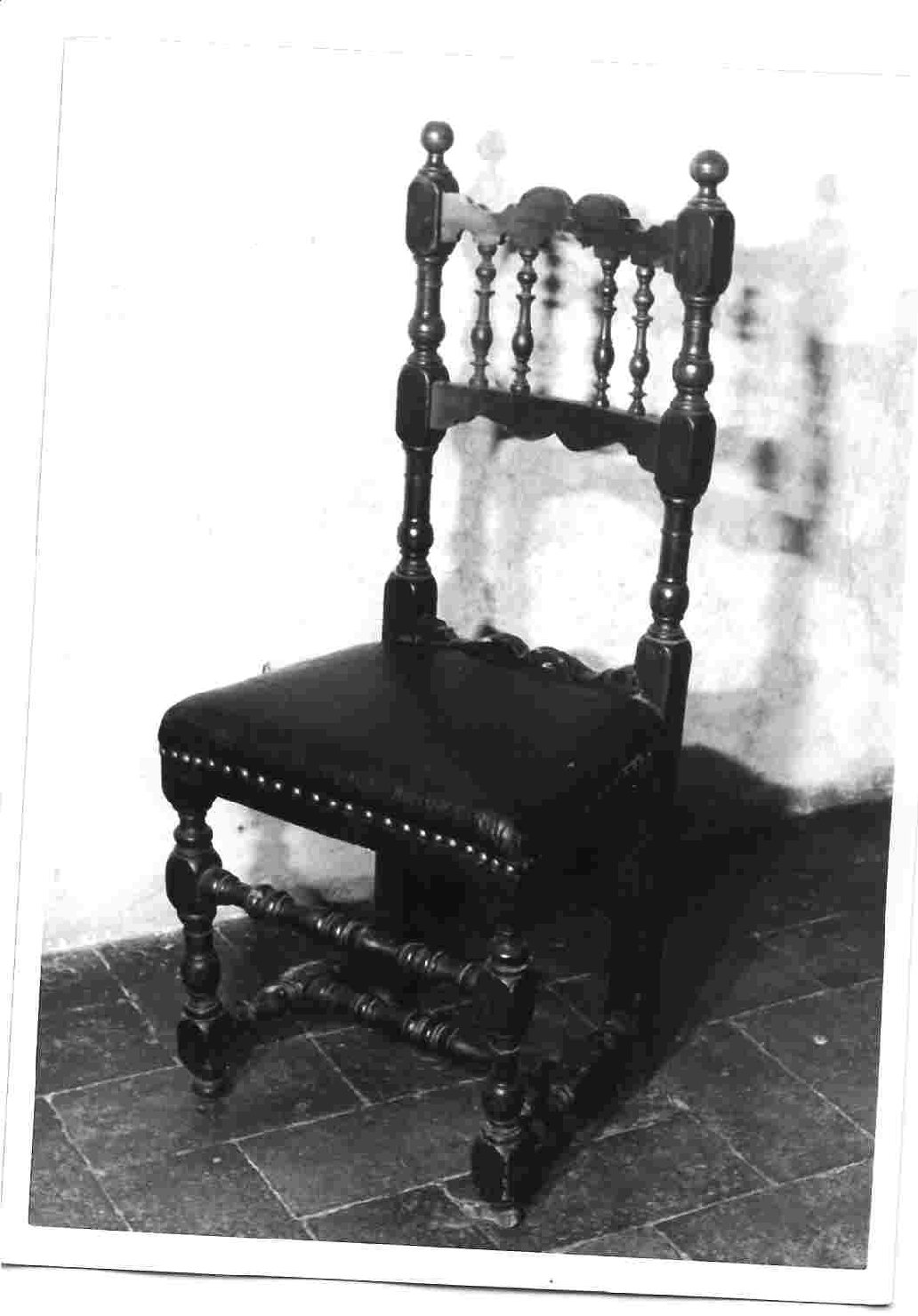 sedia, insieme - bottega Italia centrale (fine sec. XIX)