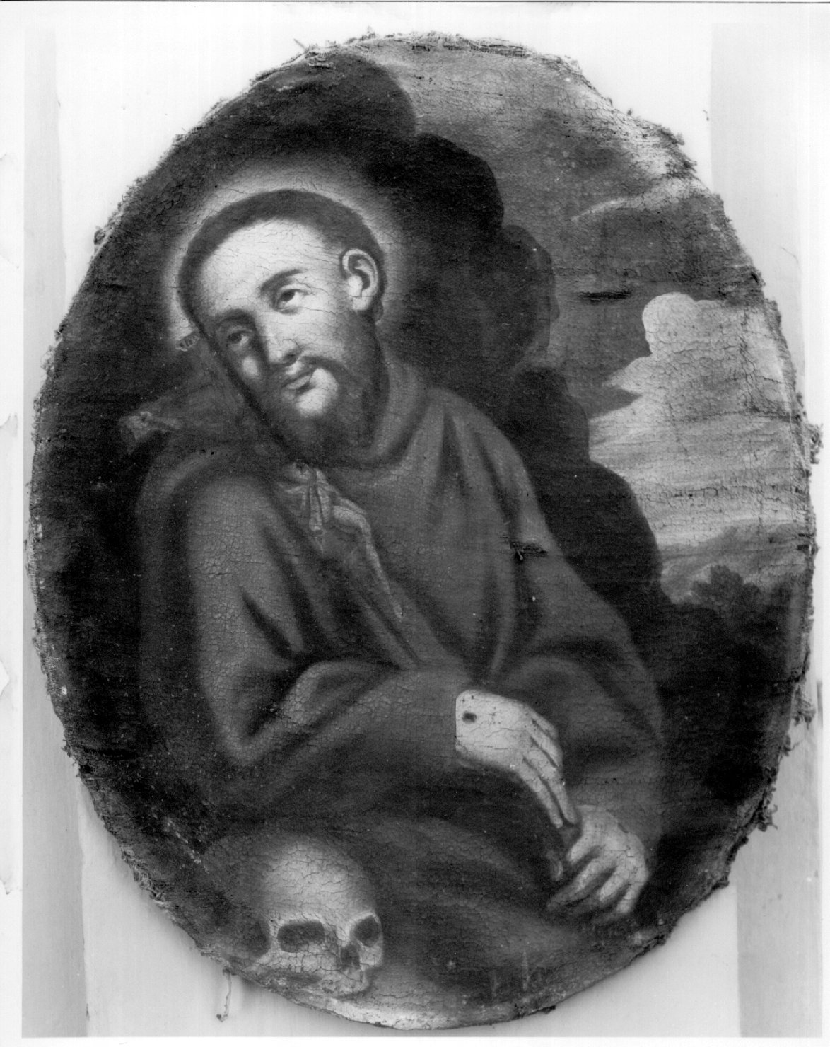 San Francesco d'Assisi in preghiera (dipinto, opera isolata) - ambito umbro (seconda metà sec. XVII)