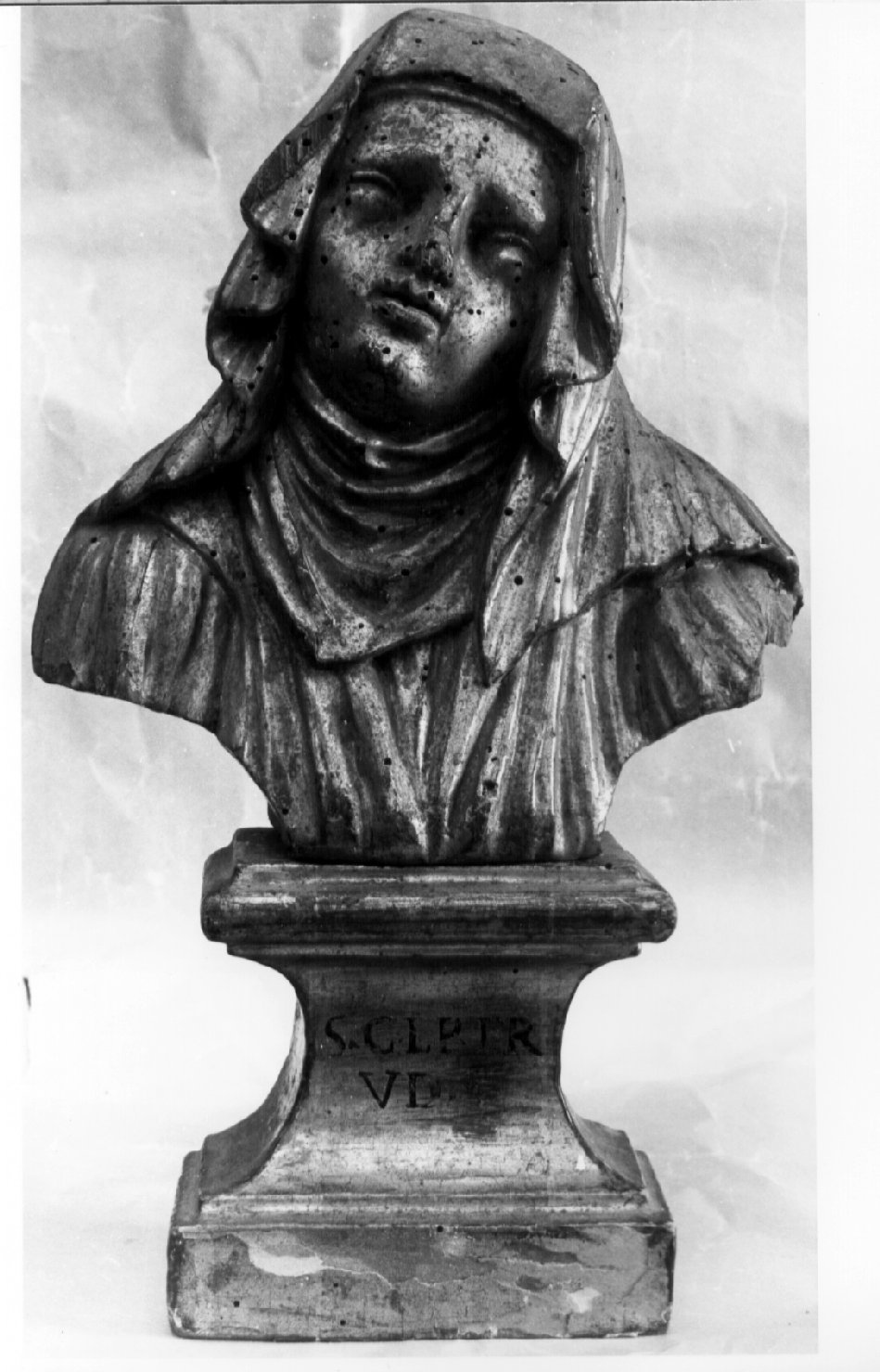 Santa Gertrude (statua, serie) - bottega umbra (seconda metà sec. XVII)