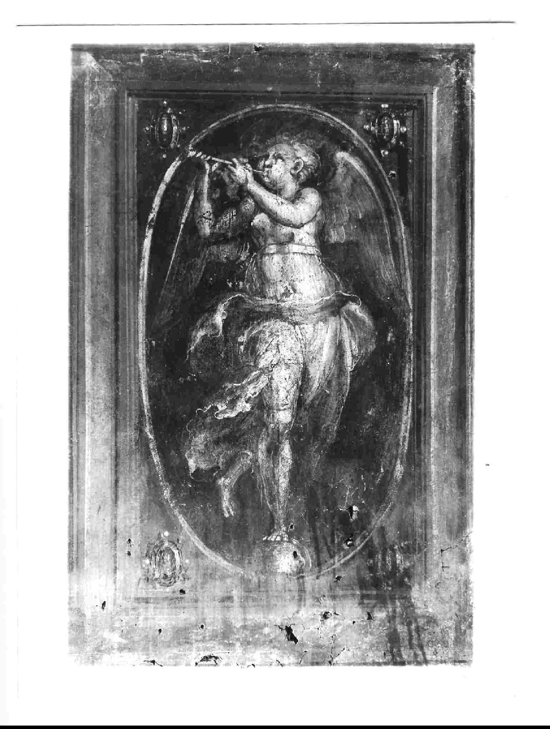 fama (dipinto, elemento d'insieme) di Gherardi Cristoforo (attribuito) (prima metà sec. XVI)