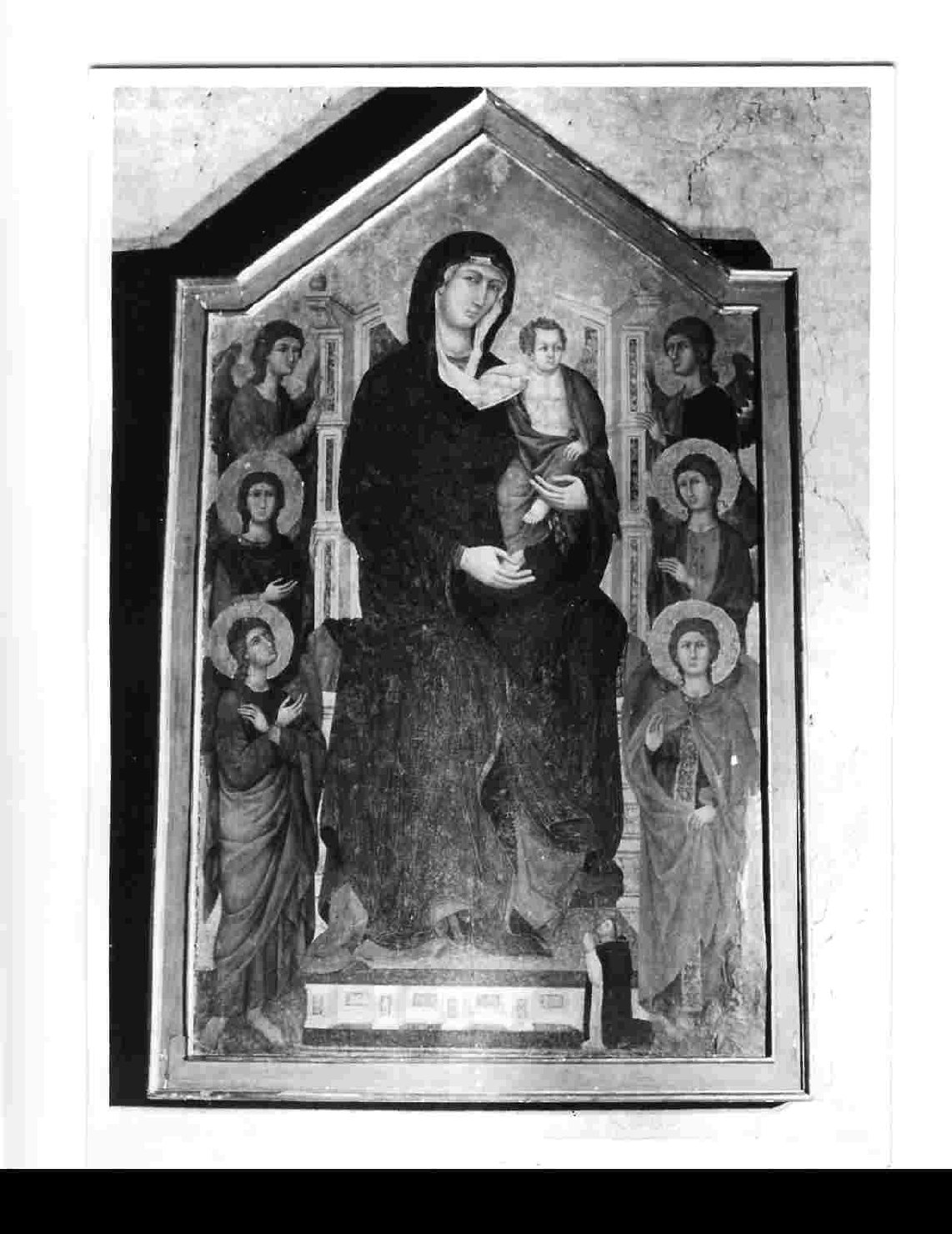 Madonna con Bambino in trono (dipinto, opera isolata) di Maestro di Città di Castello (inizio sec. XIV)