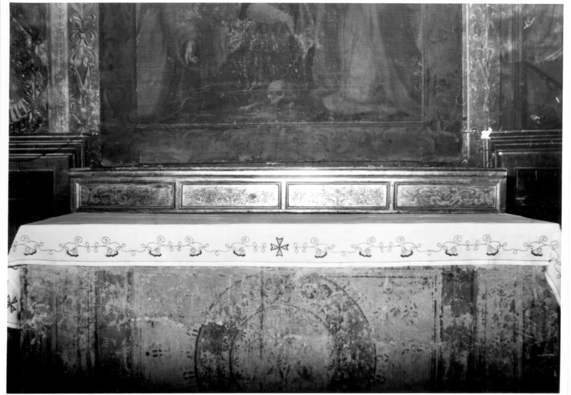 gradino d'altare - bottega italiana (sec. XIX)