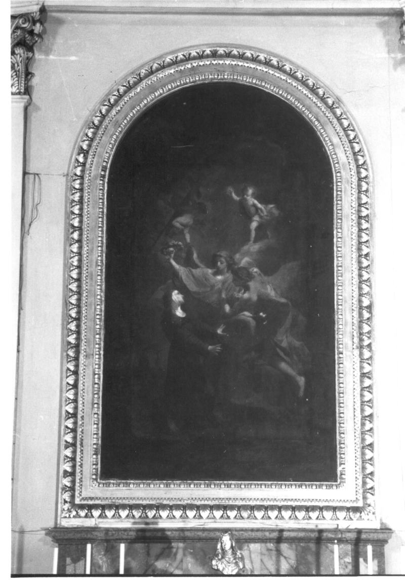 beata Angela da Foligno in gloria (dipinto) di Gandolfi Gaetano (fine sec. XVIII)