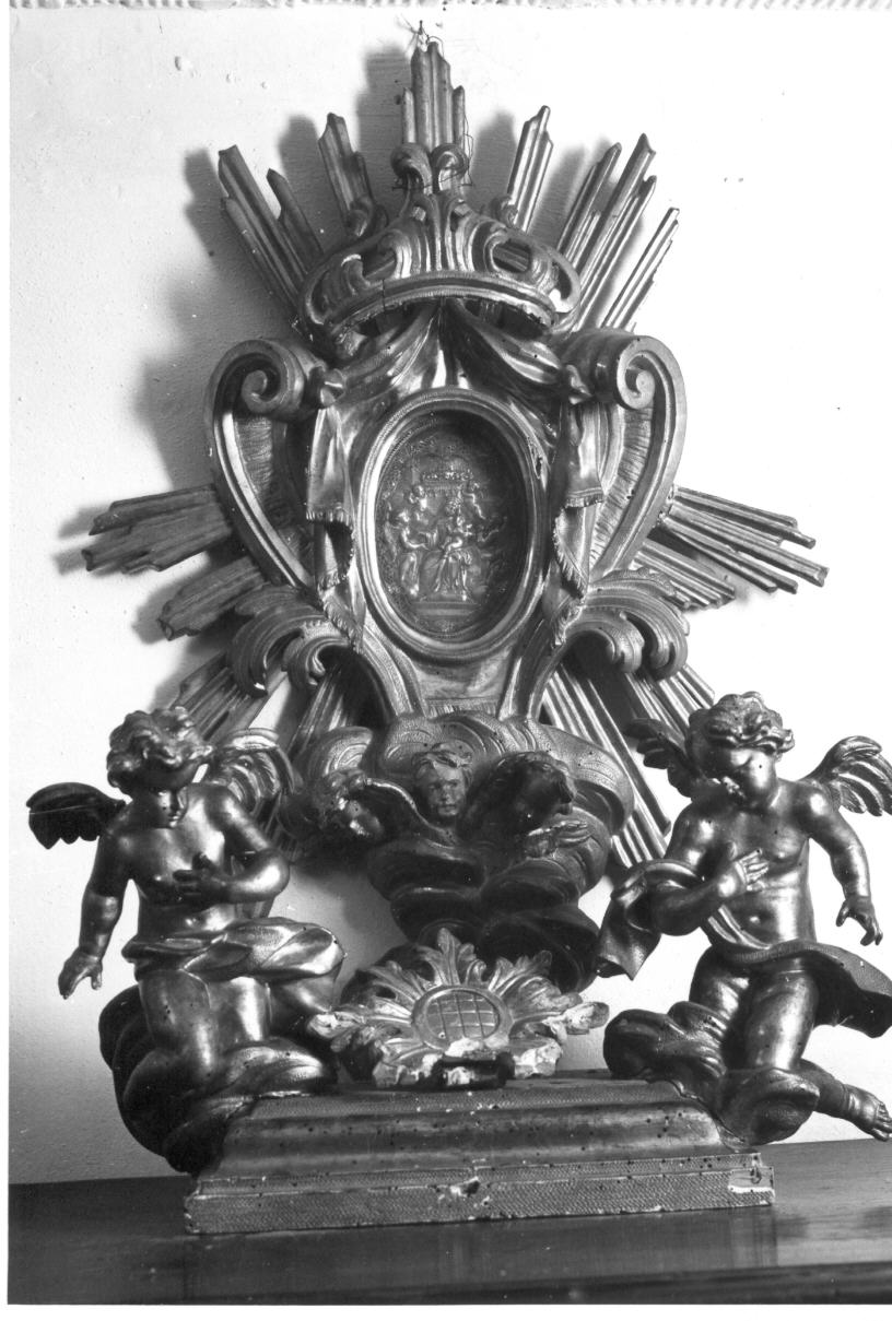 Madonna del Pianto, Madonna con Bambino e angeli (placchetta) - bottega umbra (sec. XVIII)