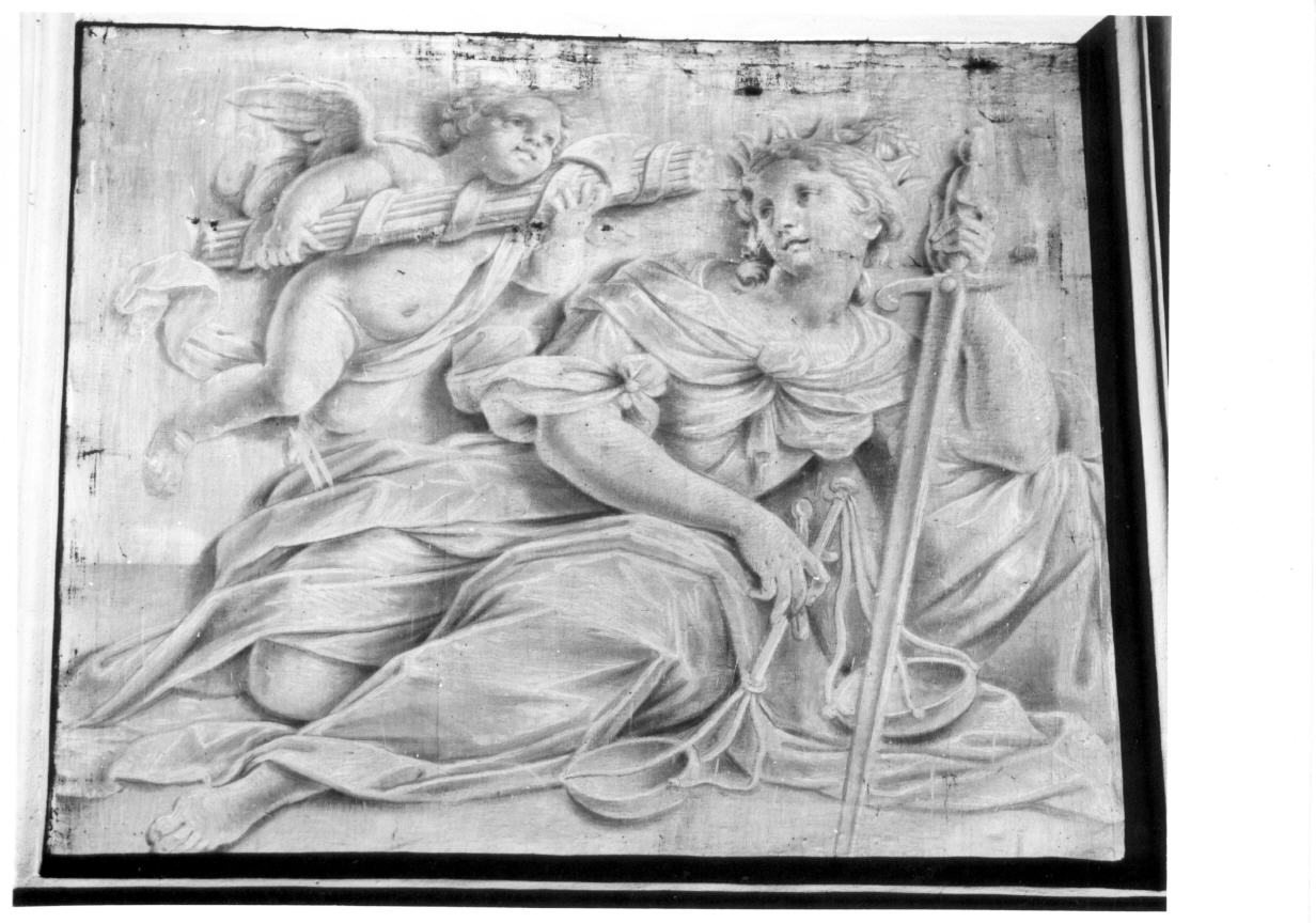 giustizia (dipinto, elemento d'insieme) di Coccetti Liborio (attribuito) (seconda metà sec. XVIII)