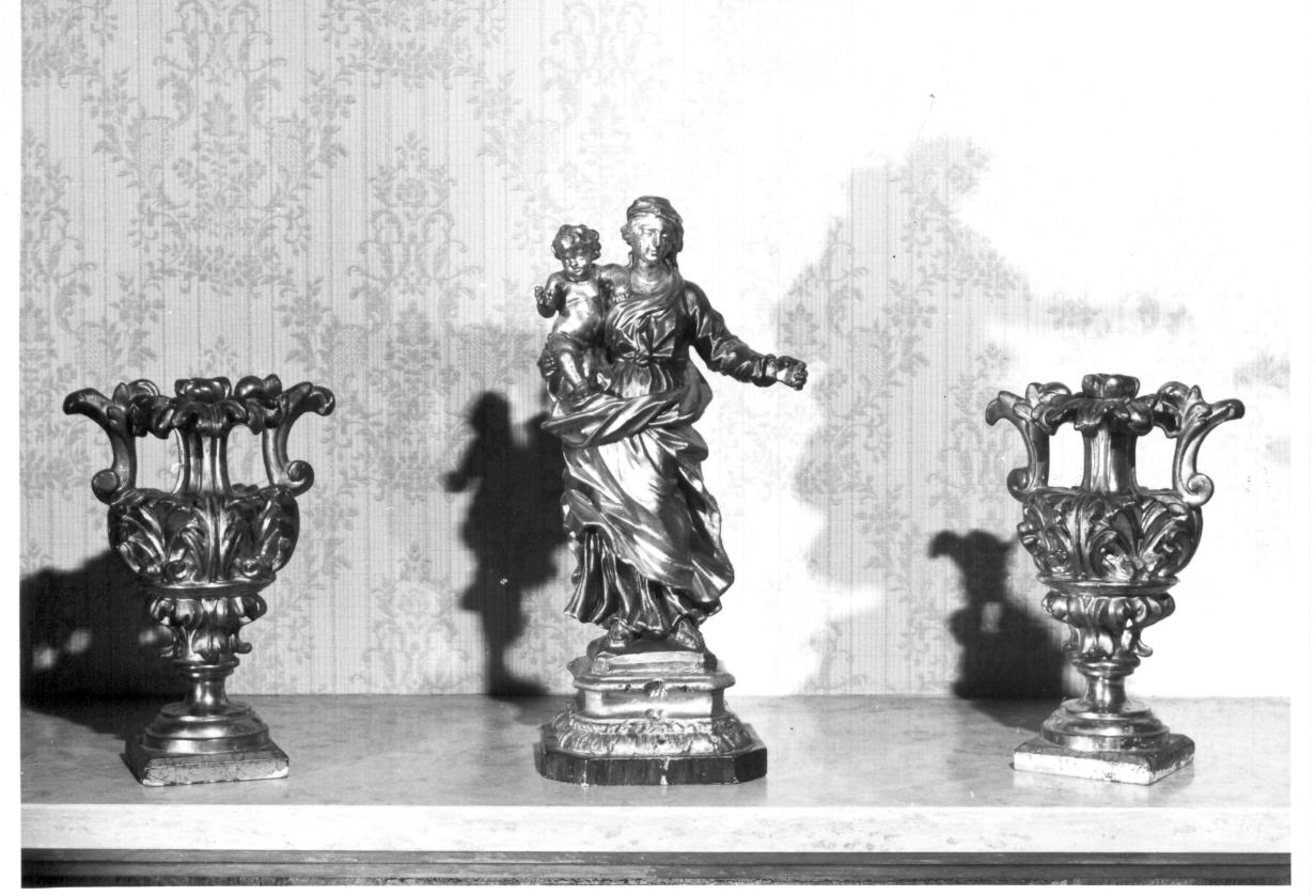 vaso d'altare, pendant - bottega umbra (sec. XVIII)