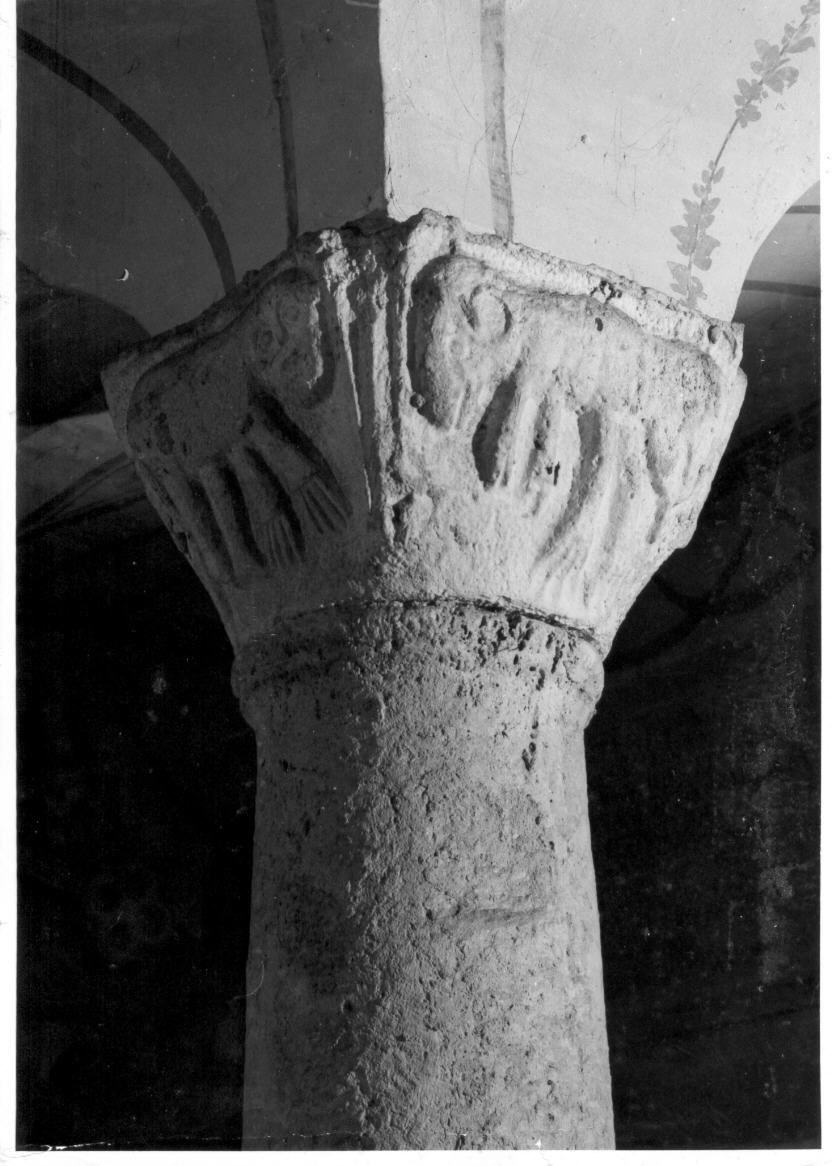 capitello di colonna - bottega Italia centrale (prima metà sec. XI)