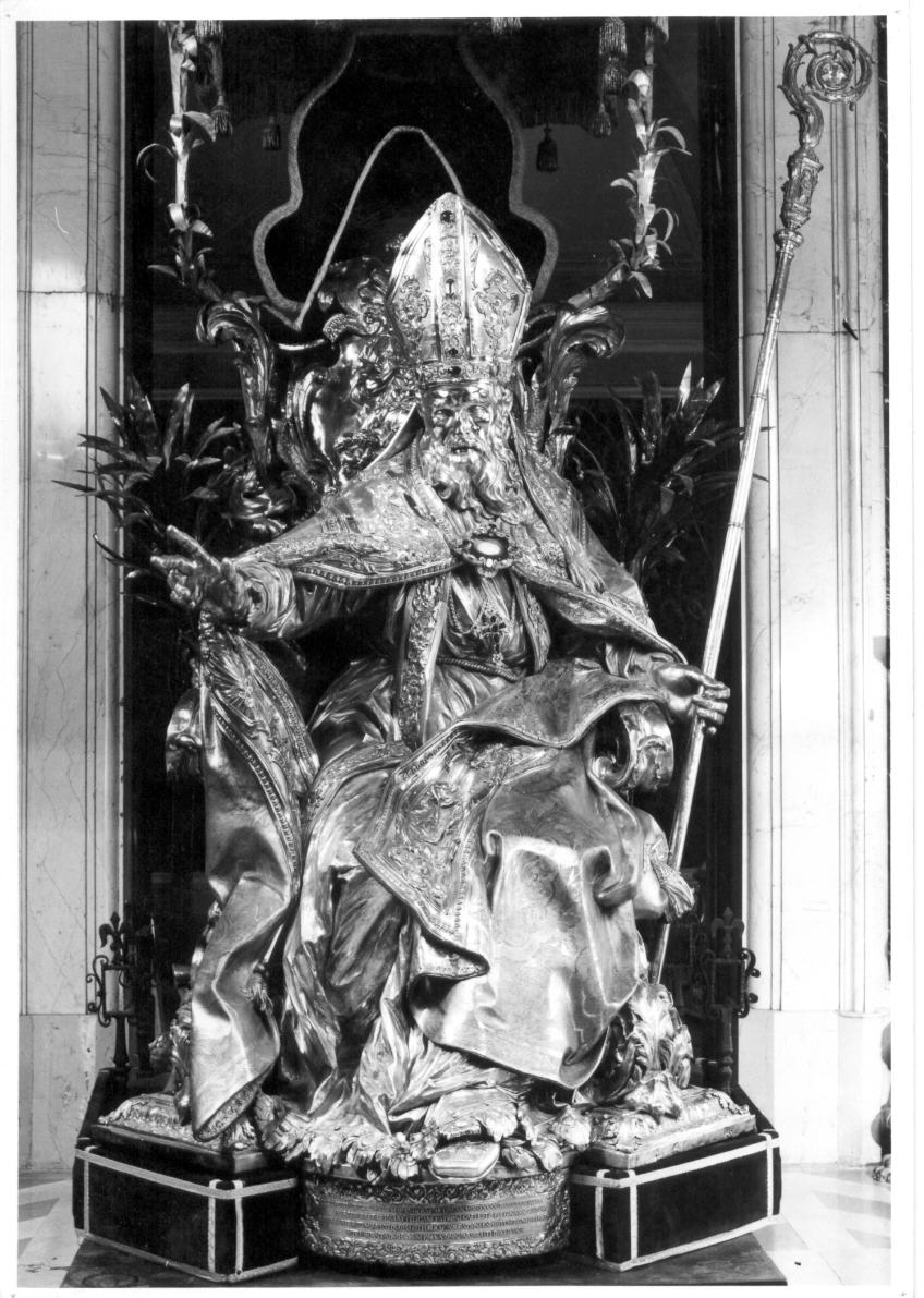 San Feliciano (statua) di Maini Giovanni Battista, Giardoni Francesco, Tofani Filippo (sec. XVIII)
