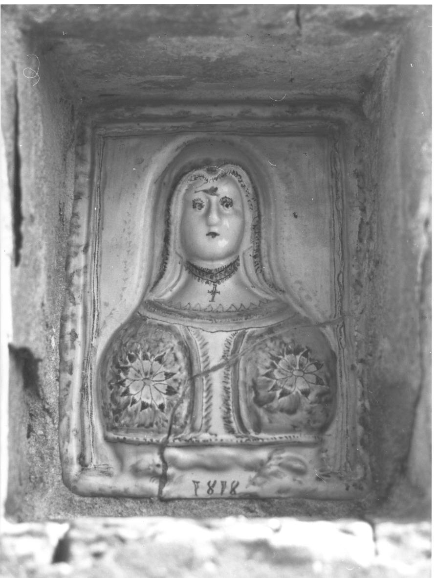 Madonna (rilievo) - produzione di Deruta (sec. XIX)