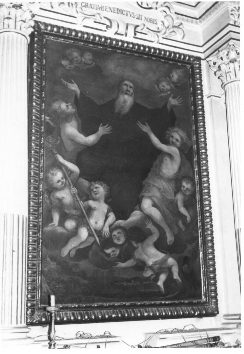 San Benedetto in gloria (dipinto, pendant) di Gismondi Paolo (sec. XVII)
