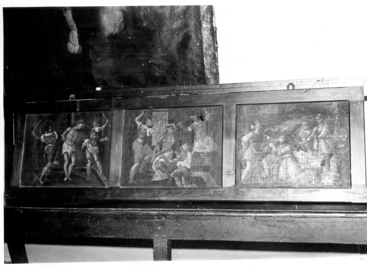 flagellazione di Cristo (dipinto, elemento d'insieme) - ambito umbro (primo quarto sec. XVII)