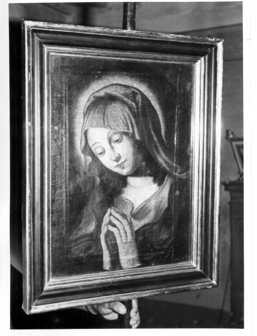 Madonna orante (dipinto, elemento d'insieme) - ambito umbro (sec. XVIII)