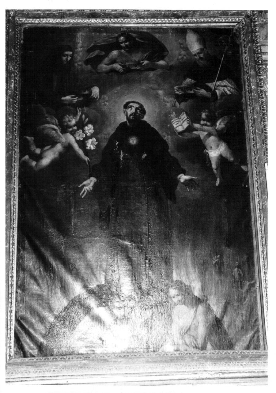 San Nicola da Tolentino (dipinto, elemento d'insieme) di Michelini Giovan Battista (attribuito) (seconda metà sec. XVII)