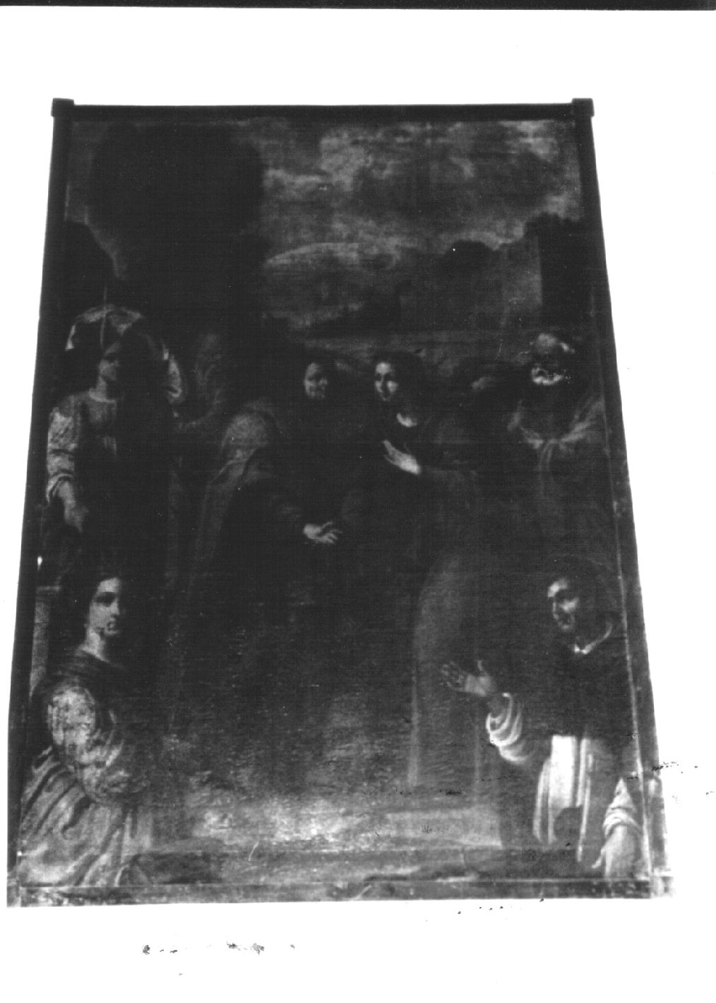 visitazione (dipinto, opera isolata) di Tamburini Pietro Paolo (primo quarto sec. XVII)